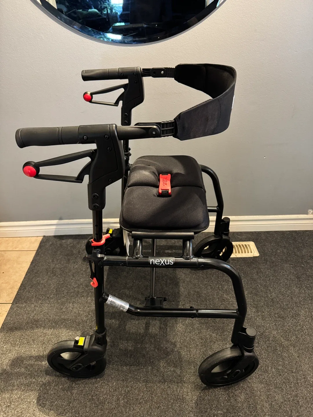 Nexus Rollator Walker 25” seat height thumbnail