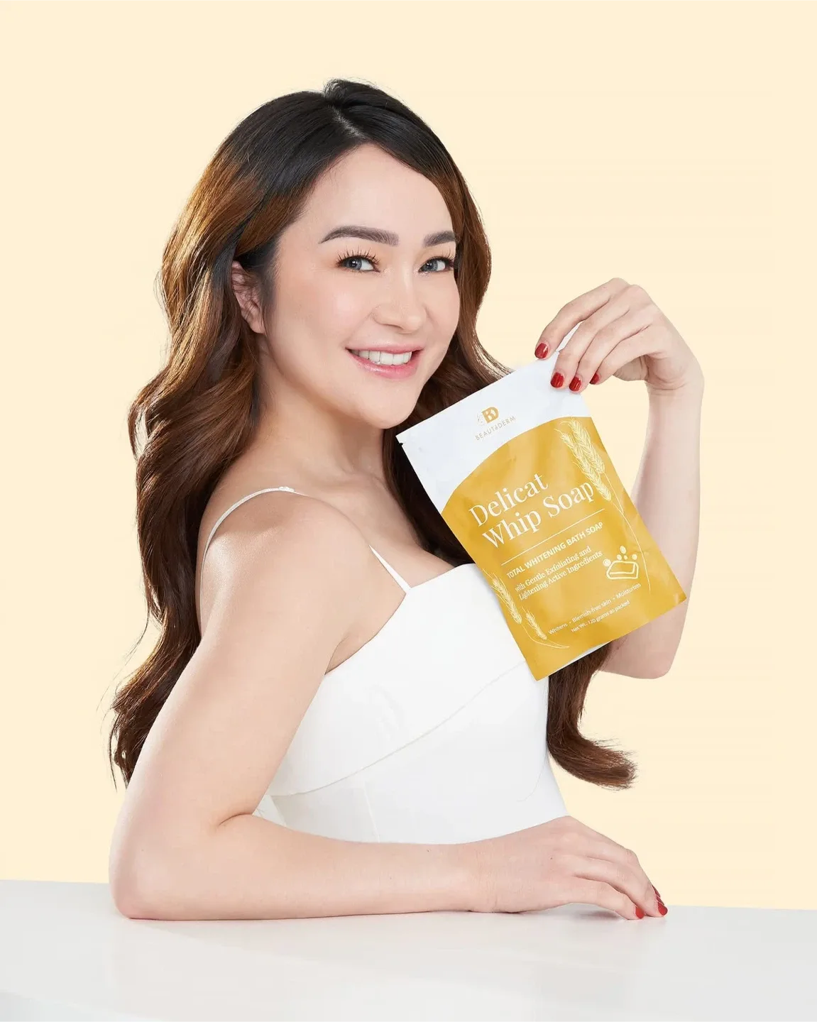 Beautéderm Delicat Whip Soap - Whitening Bath Soap image indicator(2)