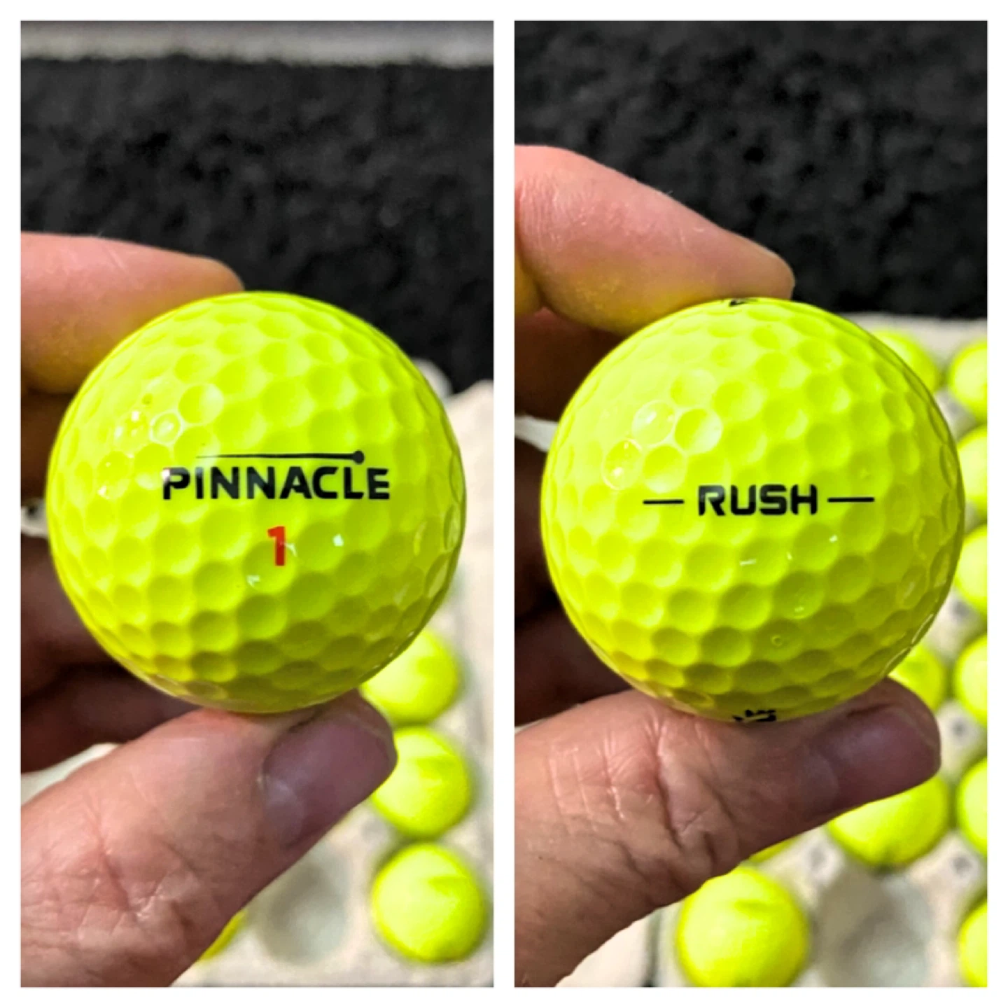18 Pinnacle Rush Yellow Golf Balls - photo 3