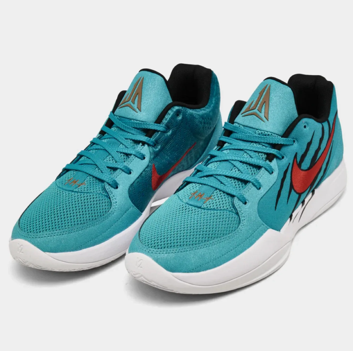 Nike Ja2 Morant Scratch Rapid Teal/University Red Shoes image indicator(2)
