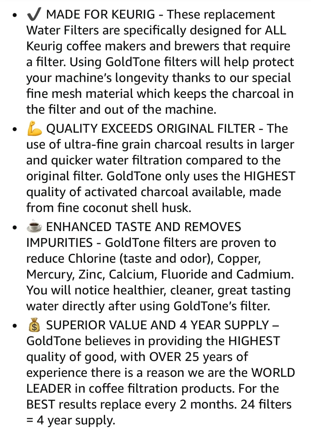 Water Filters for Keurig 22pack Fit All KEURIG image indicator(7)