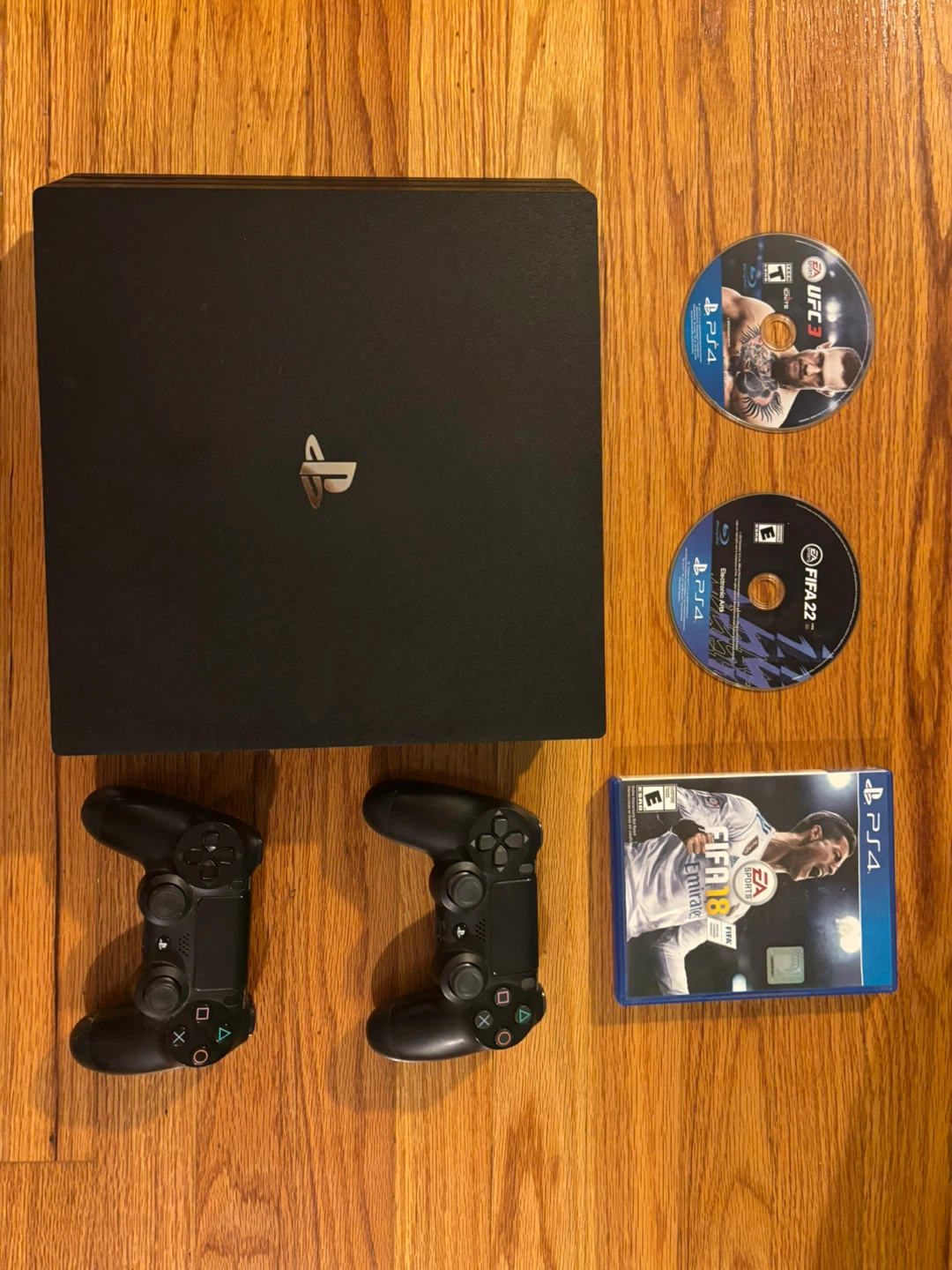 PlayStation 4 with Games and Controllers - photo 2