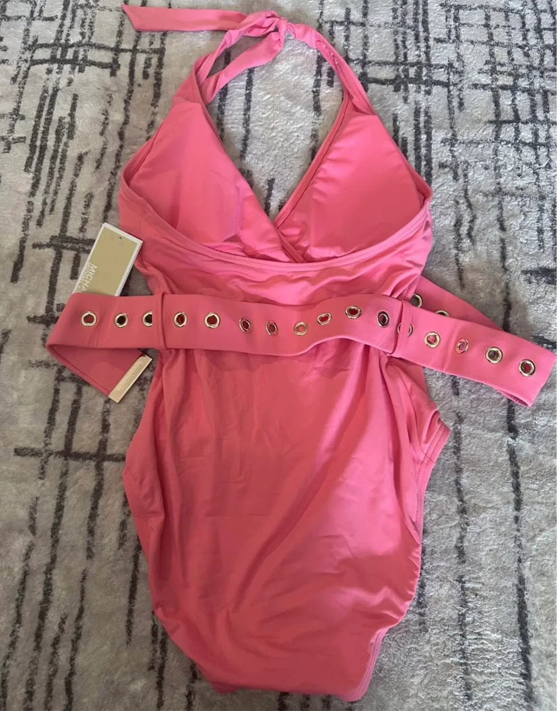 Michael Kors Caribbean Pink Swimsuit - Size 6 image indicator(2)