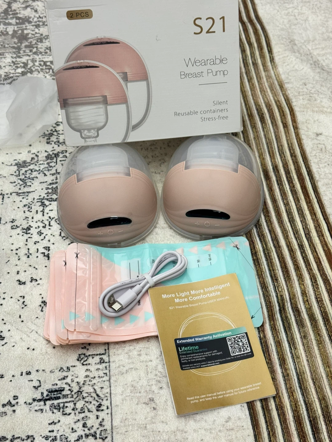 S21 Wearable Breast Pump - 2 Pieces