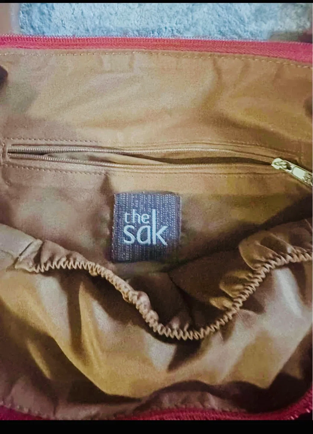 The Sak Crochet Tote Bag - Red/Pink image indicator(4)