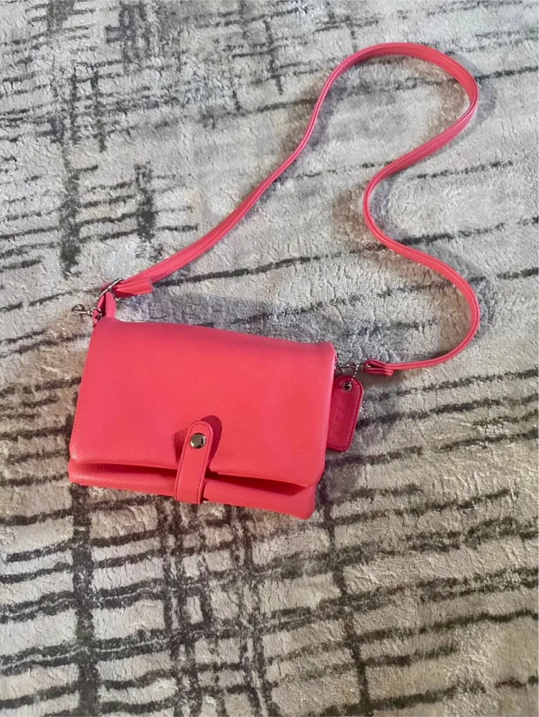 Hot Pink Crossbody Bag thumbnail