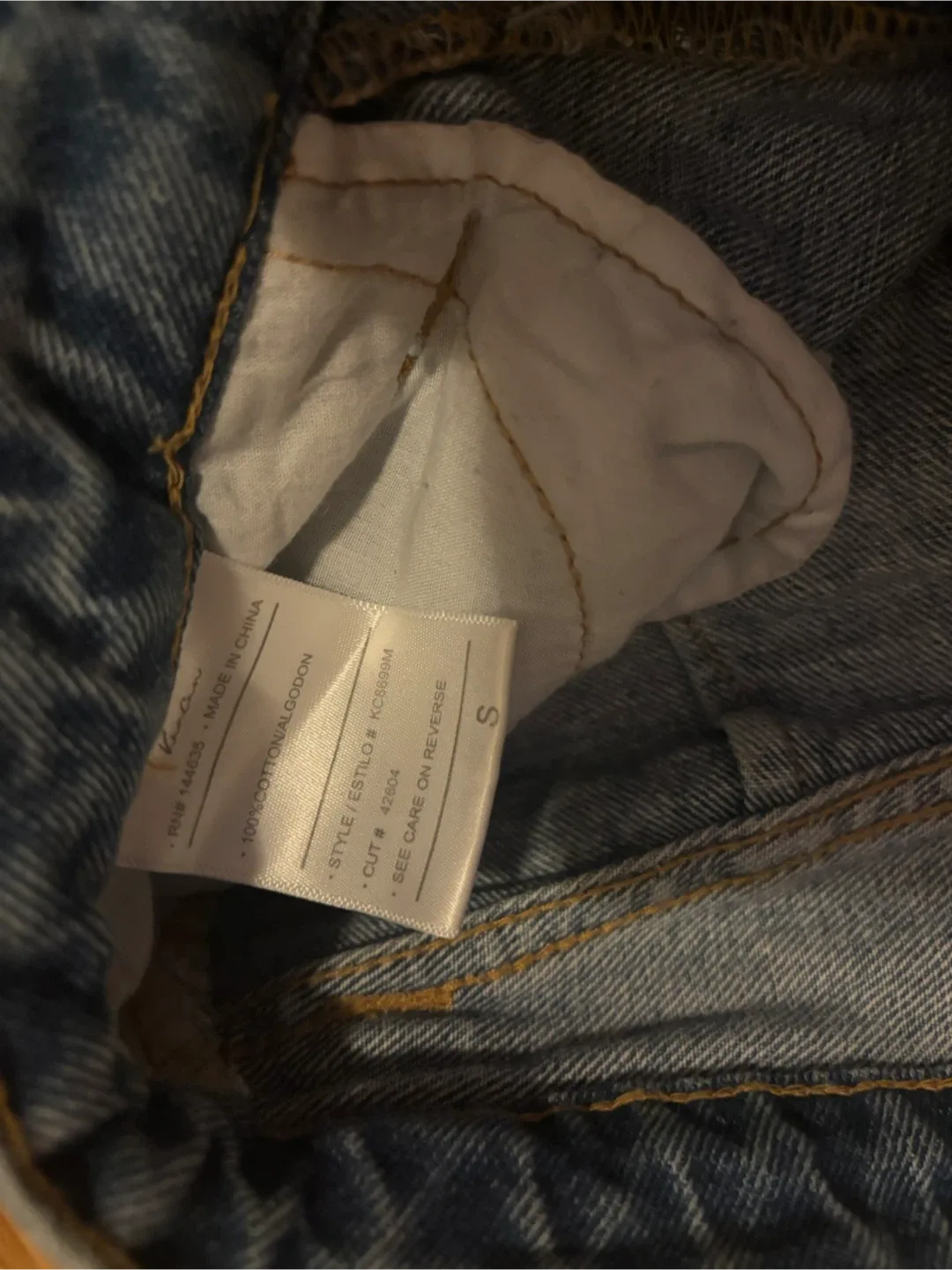 KanCan Denim Mini Skirt - Size Small image indicator(3)