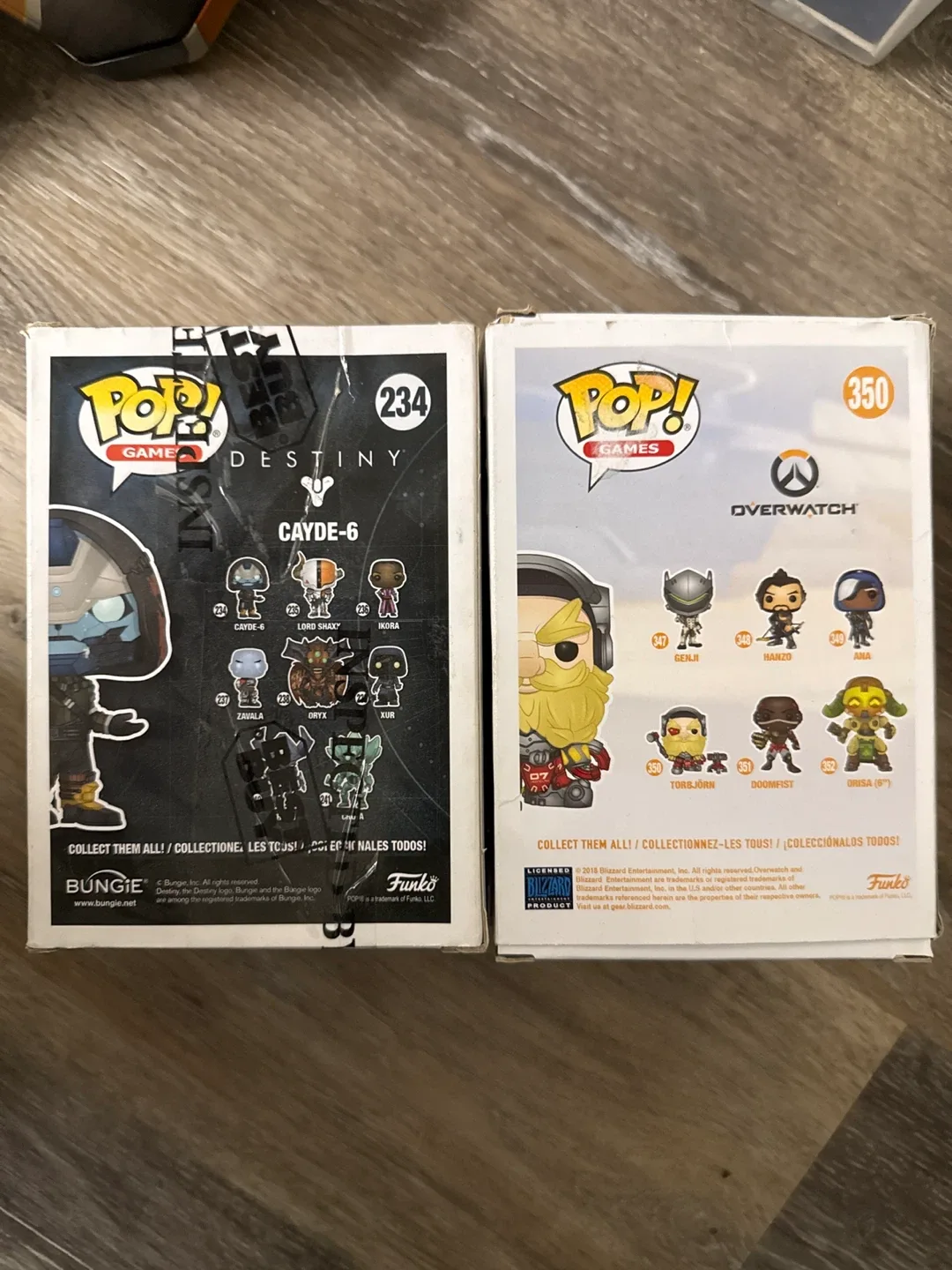 Funko Pop! Games - Destiny Cayde-6 & Overwatch Torbjörn image indicator(3)