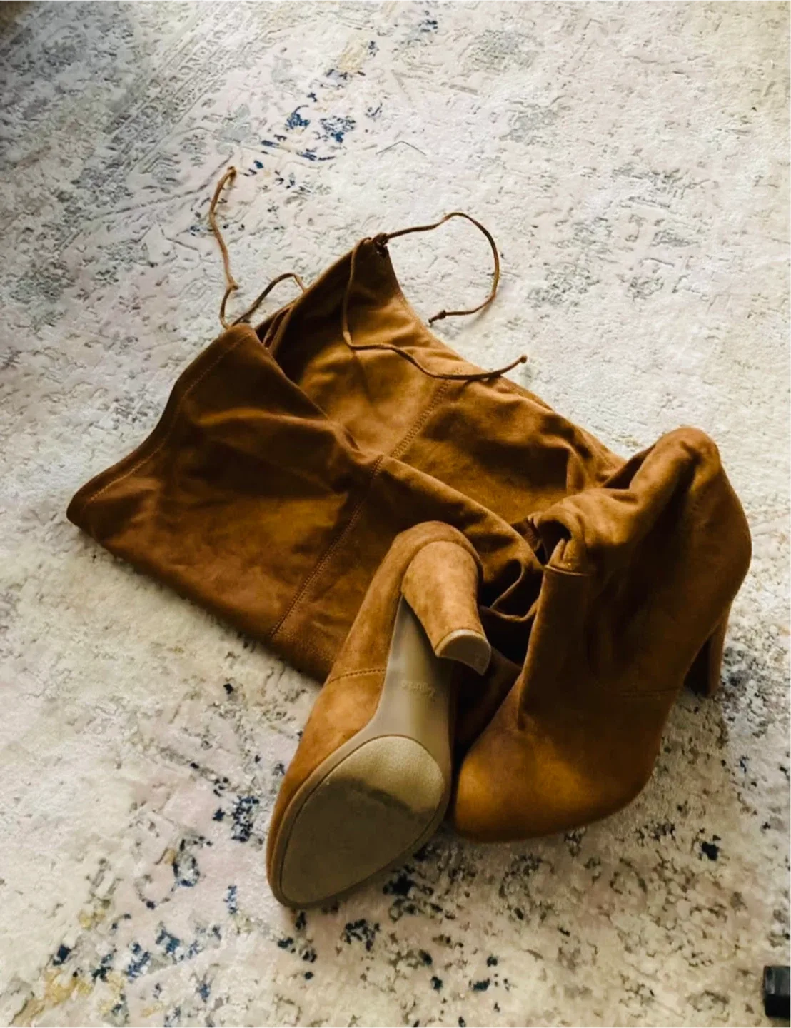 Brown Thigh High Boots - Size 8.5 image indicator(2)