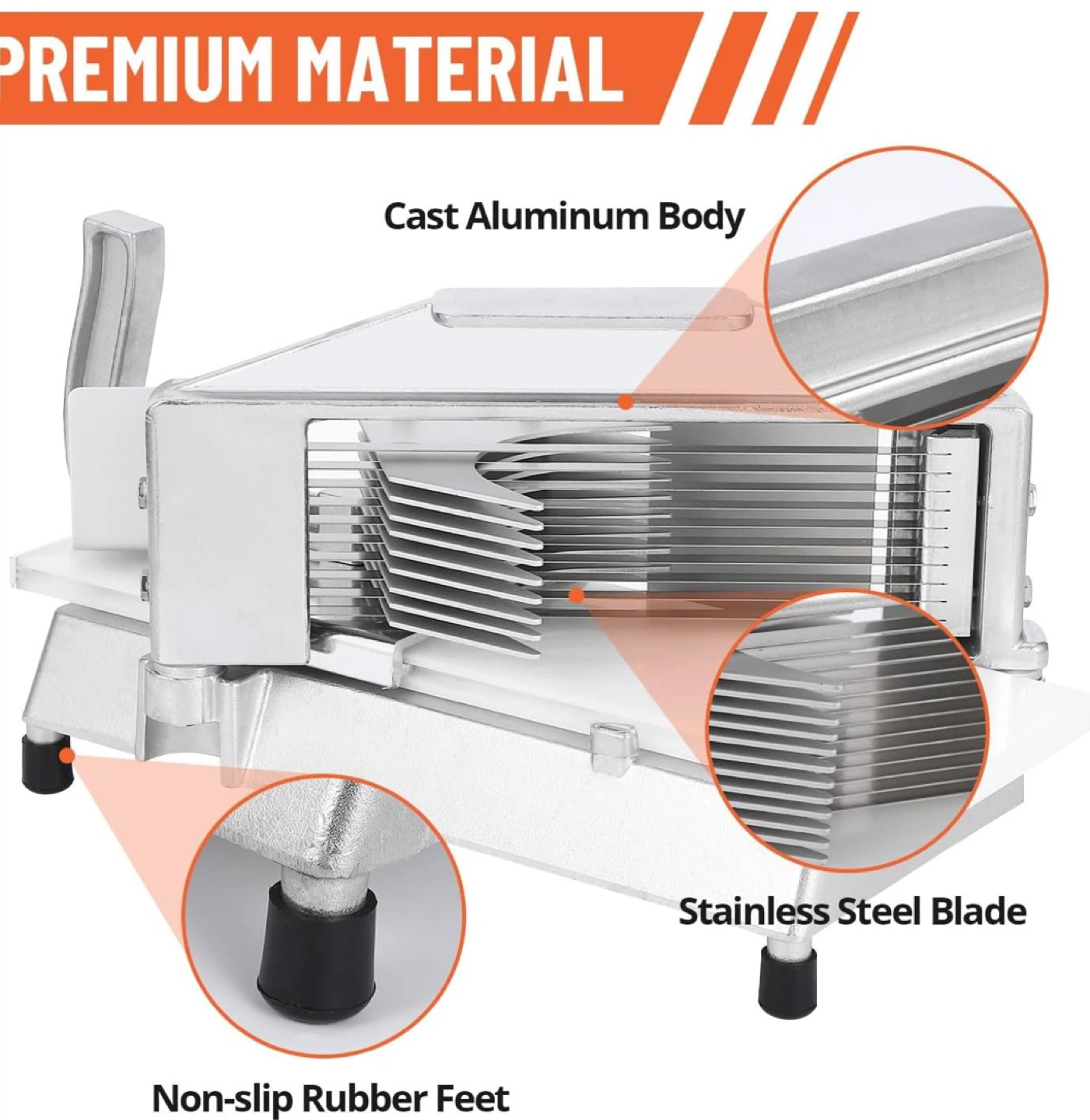 Cast Aluminum commercial Tomato Slicer - photo 4