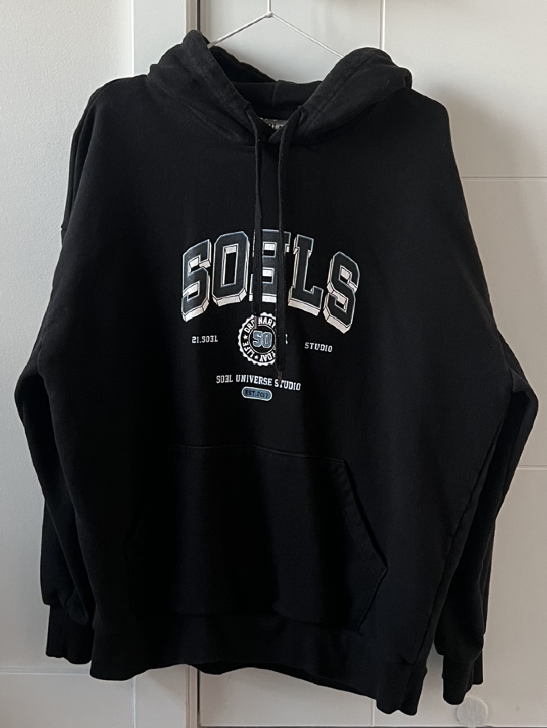 2 musinsa black hoodie