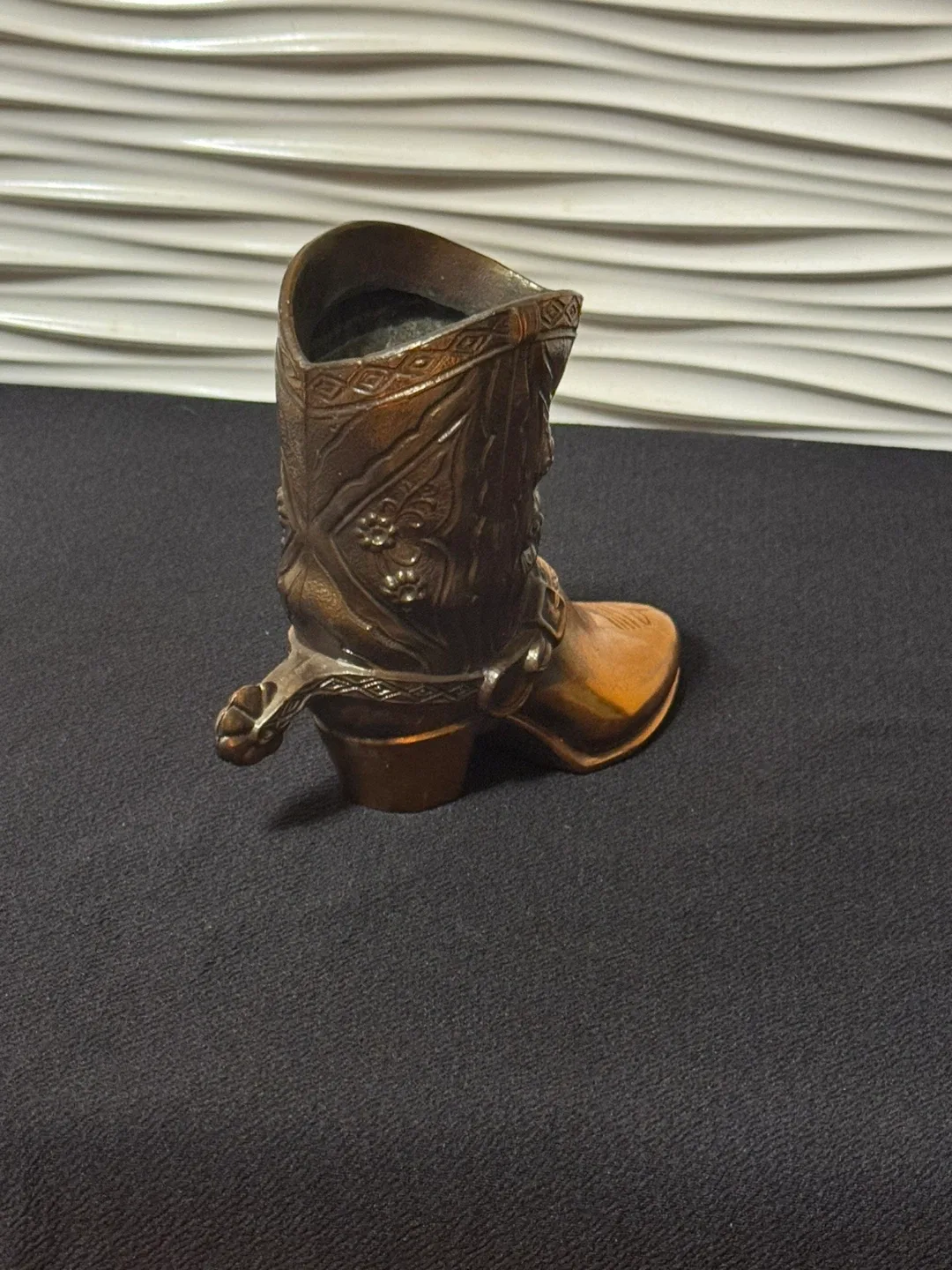Vintage Metal Cowboy Boot Figurine image indicator(2)