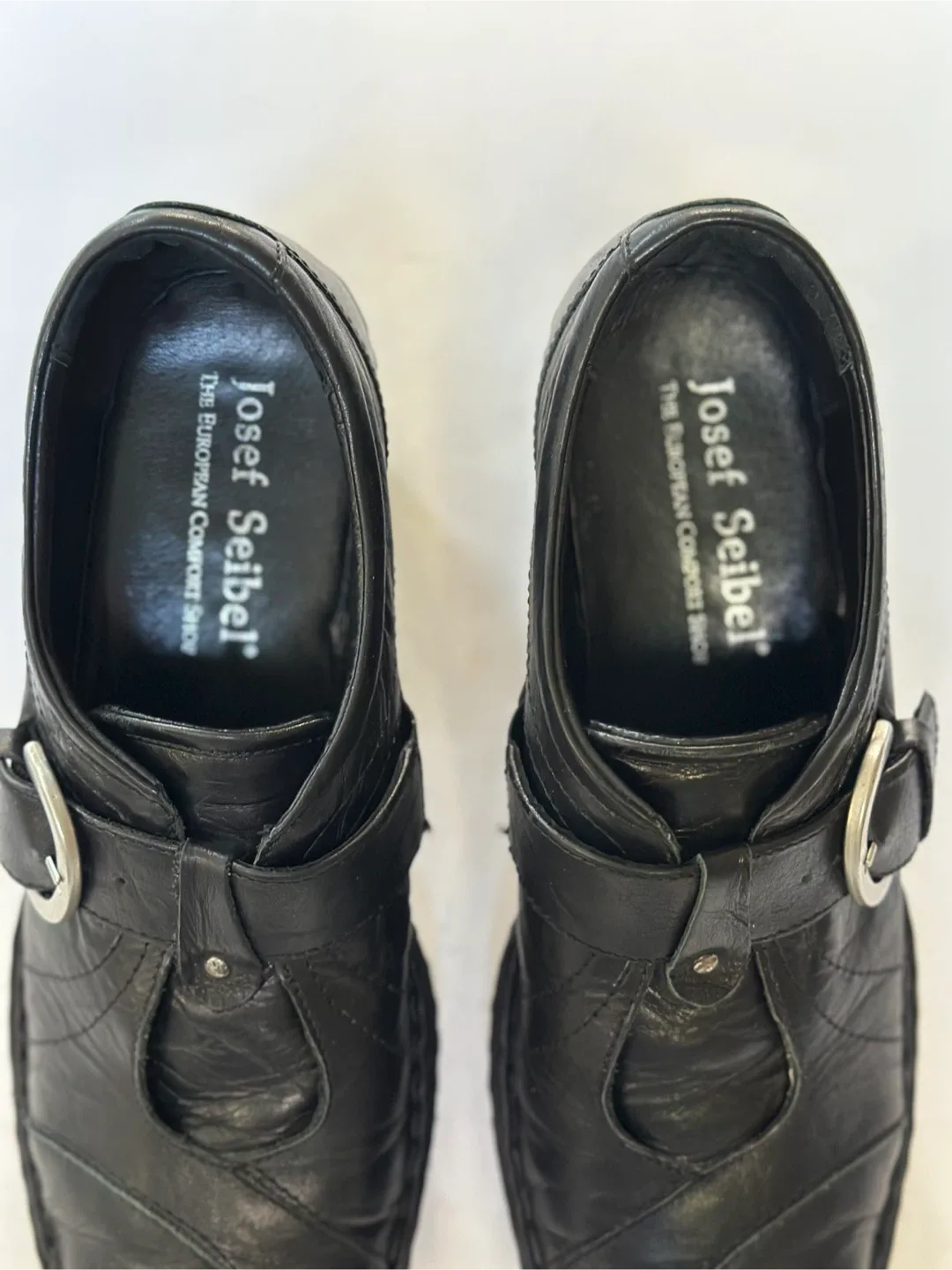 Josef Seibel Leather Heeled Shoes,  size EUR 39/US 8-8.5 image indicator(3)