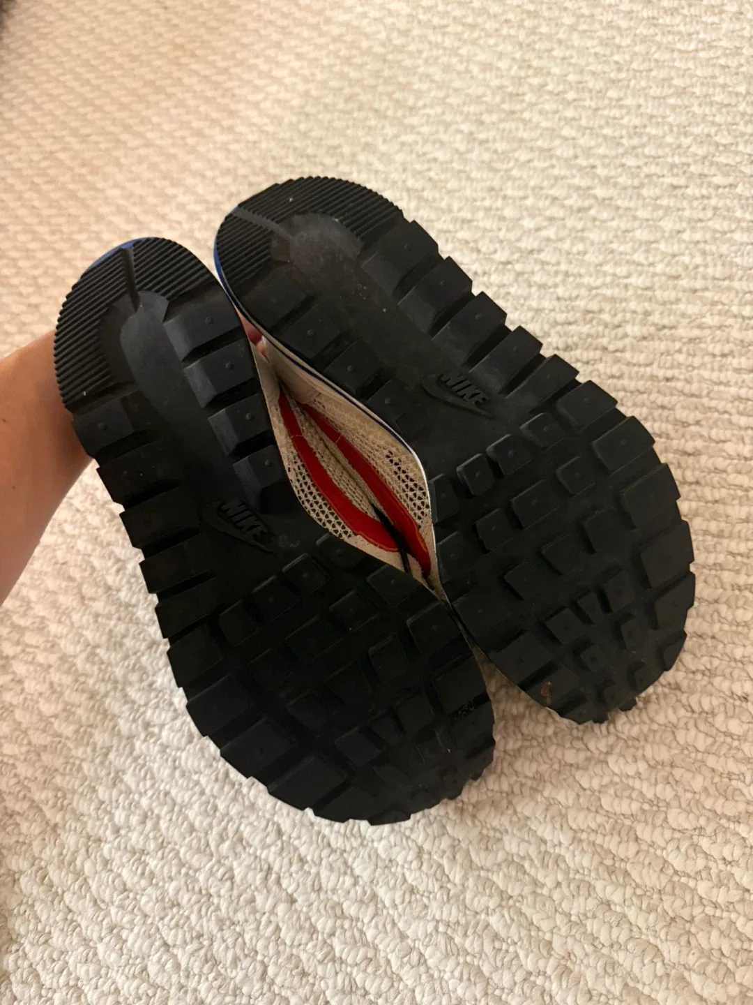 Nike x Sacai Vaporwaffle Cream Sneakers image indicator(5)