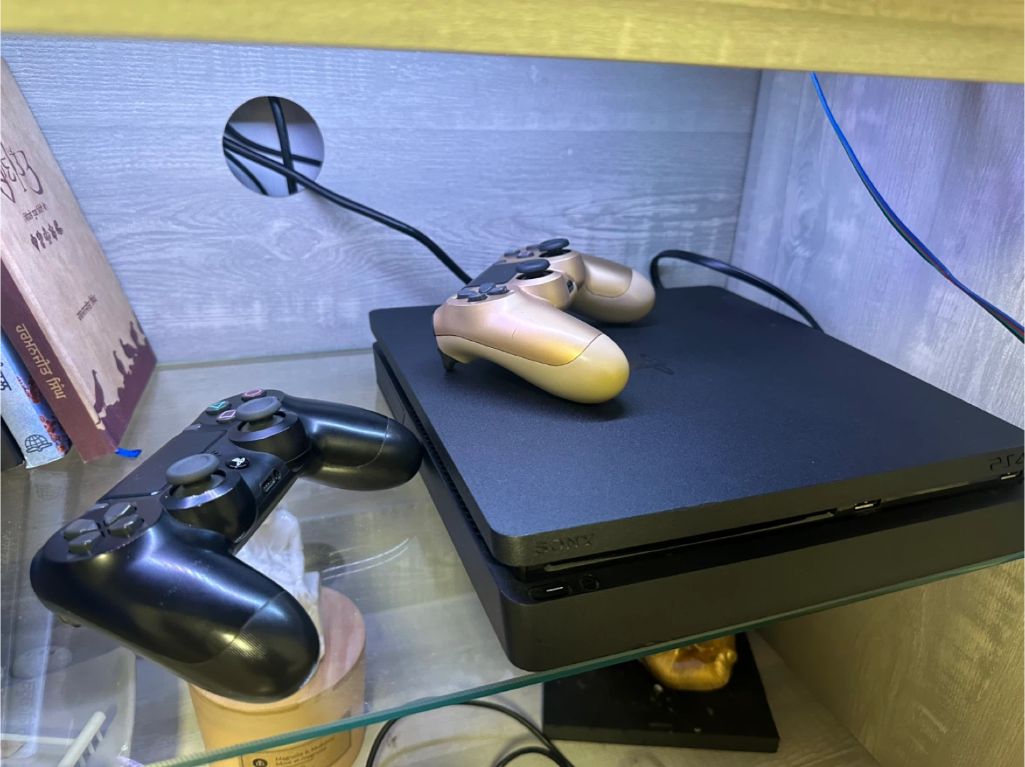 PS4 Console with Games and Controllers - photo 3