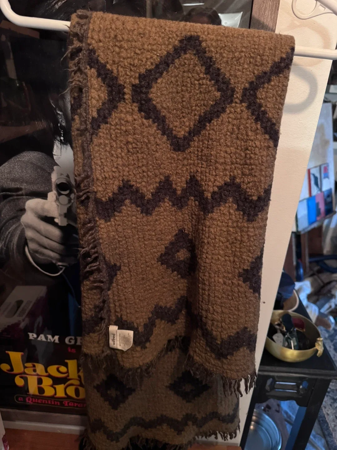 Wilfred Scarf Brown Patterned thumbnail