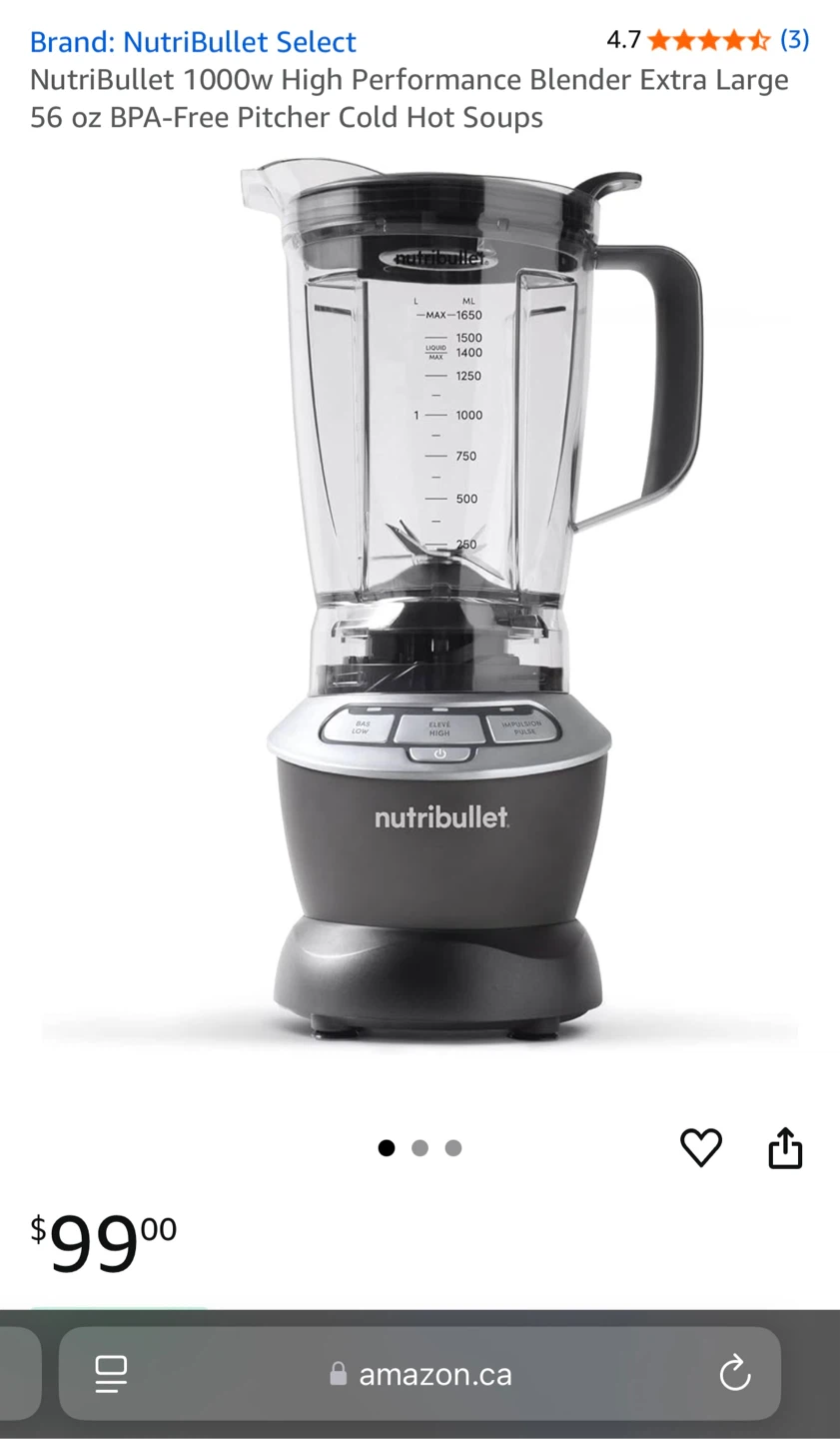 NutriBullet 1000 Blender - Like New! - photo 4