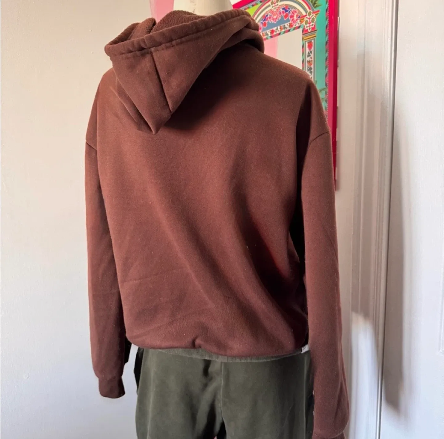 Dark Brown Zip Up Hoodie image indicator(3)