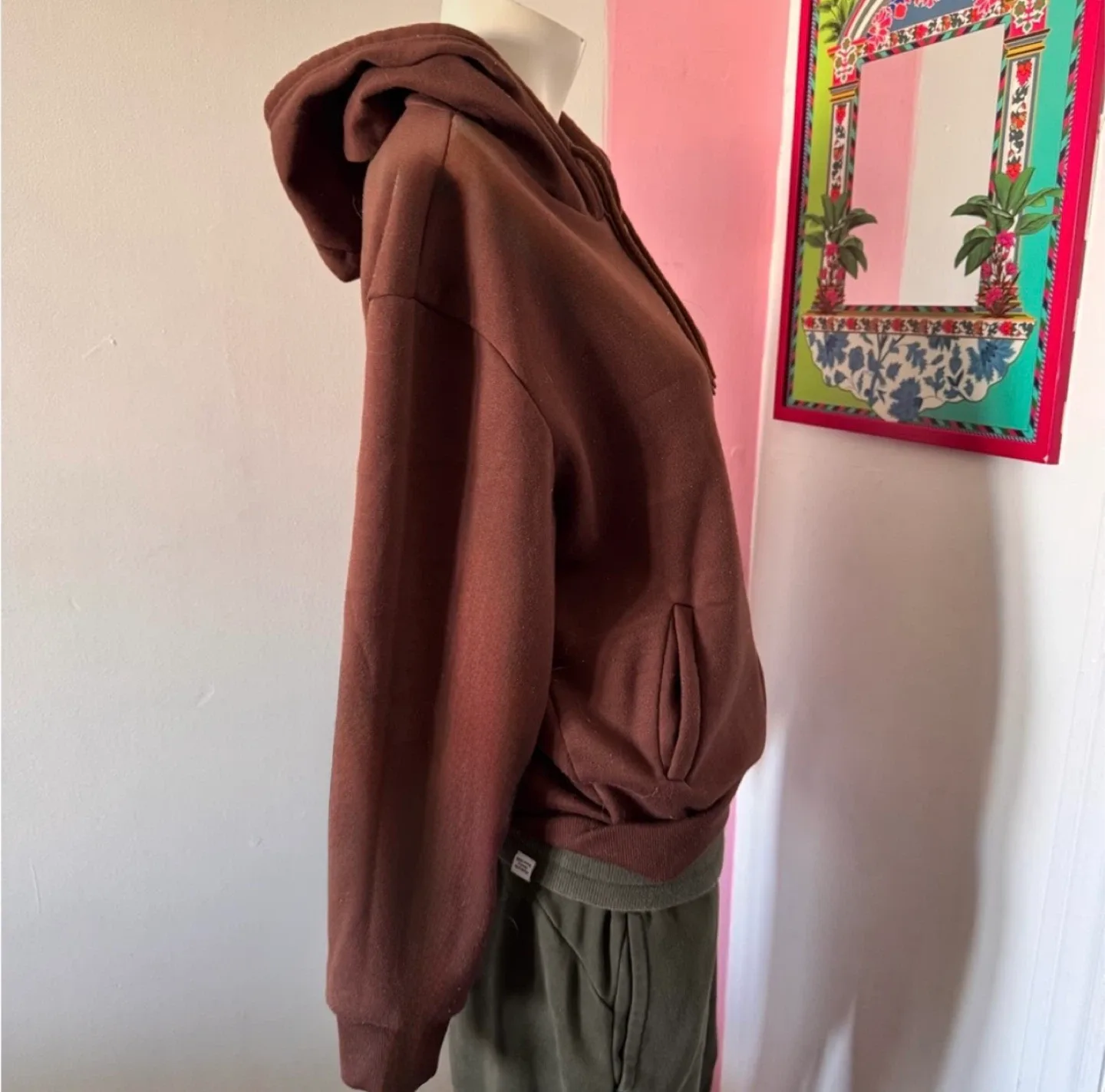 Dark Brown Zip Up Hoodie image indicator(2)