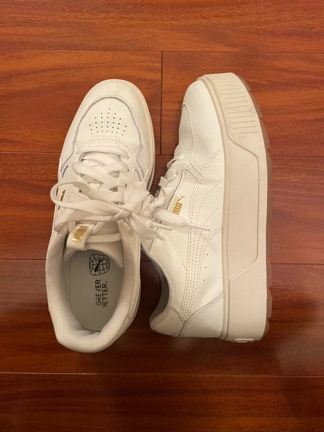 Puma Caven 2.0 Platform Women's Sneakers - White thumbnail