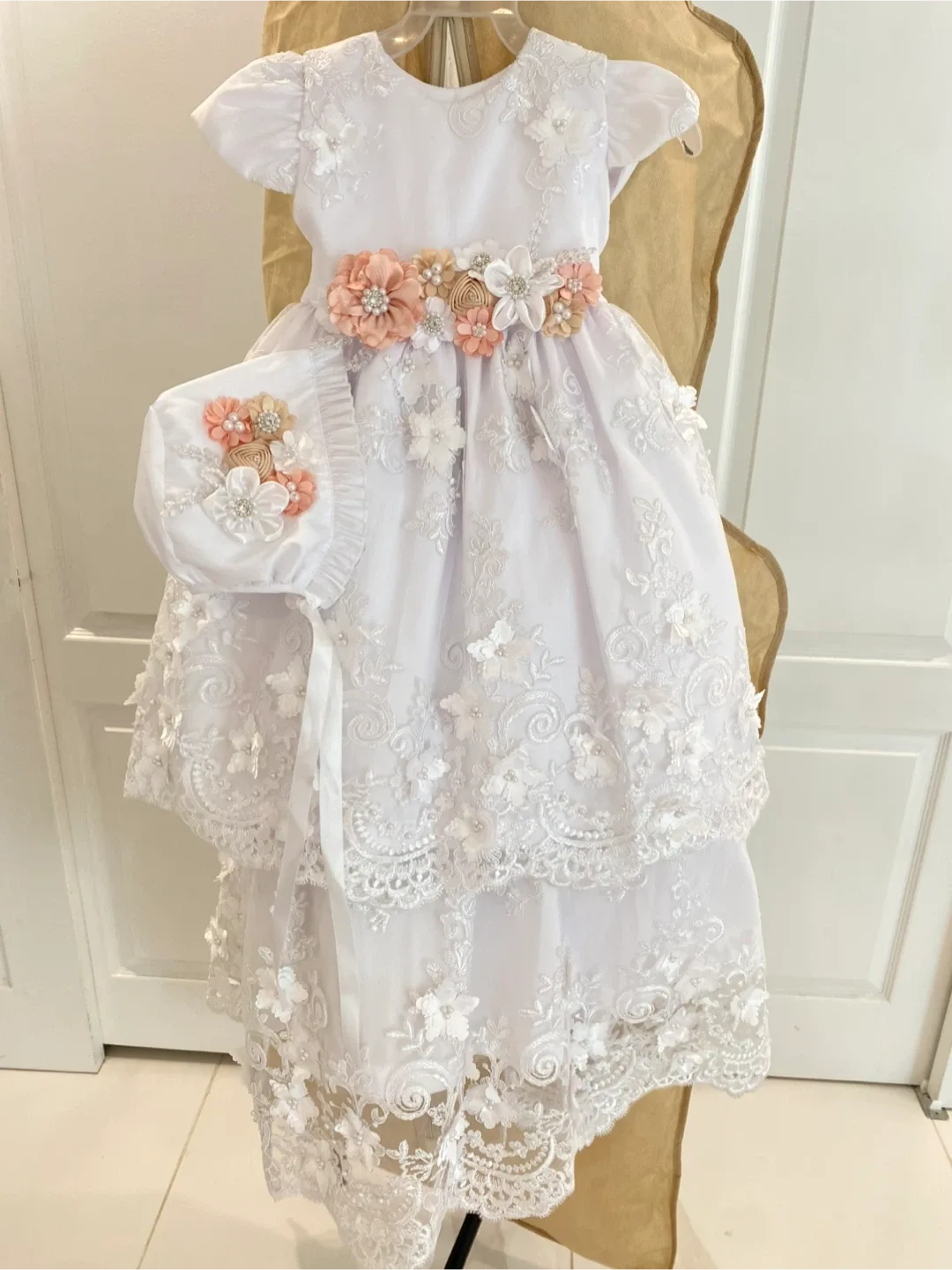 Vicky's Baptism Dress Set - New image indicator(3)