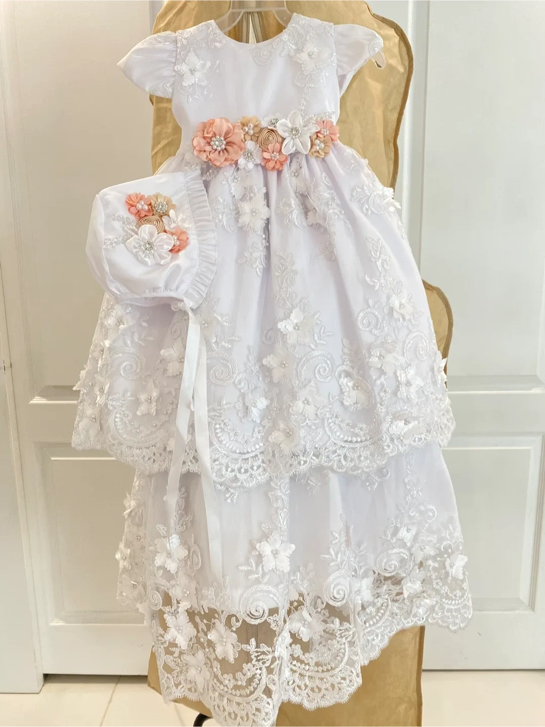 Vicky's Baptism Dress Set - New image indicator(2)