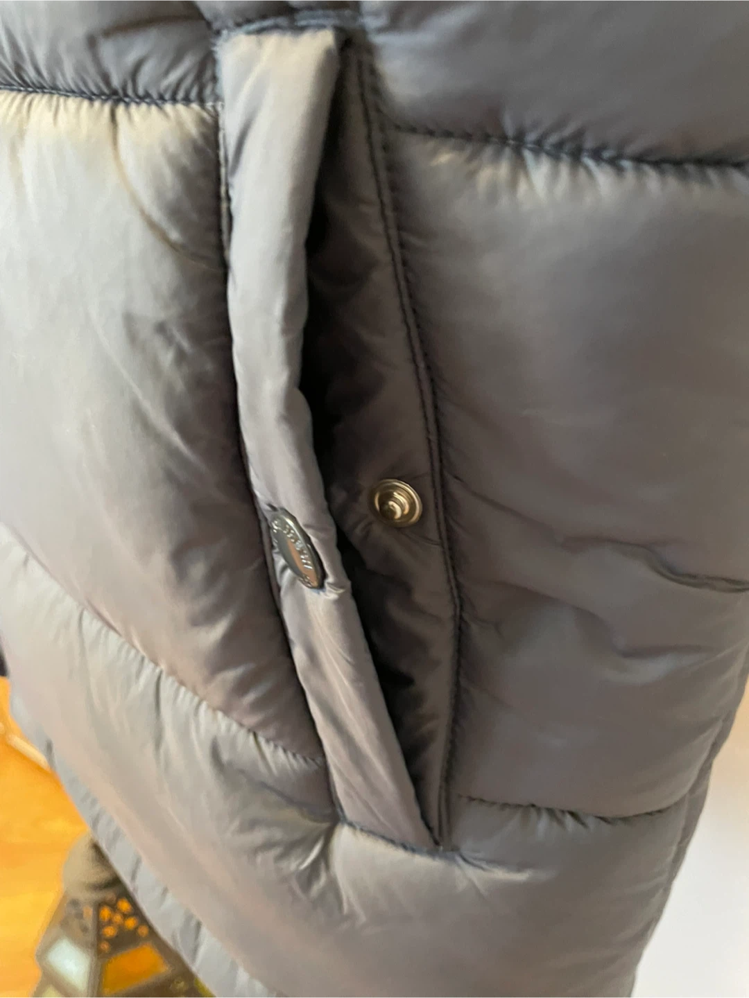 Joe Fresh Grey Puffer Vest - Size L - photo 2