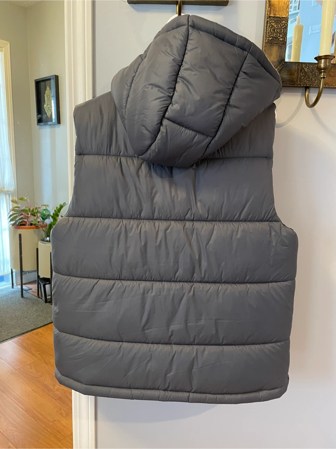 Joe Fresh Grey Puffer Vest - Size L - photo 4