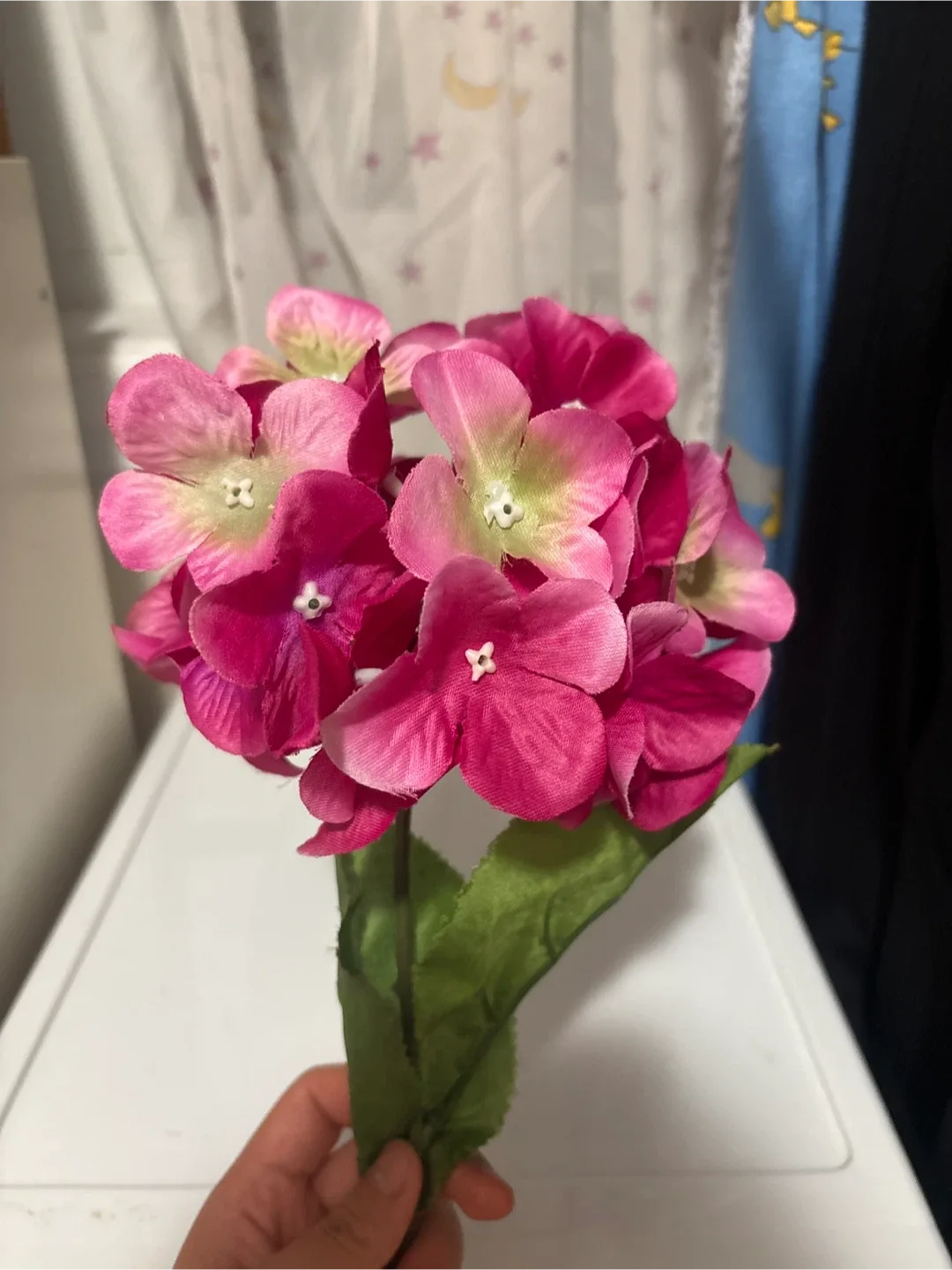 Pink Artificial Hydrangea Flower thumbnail