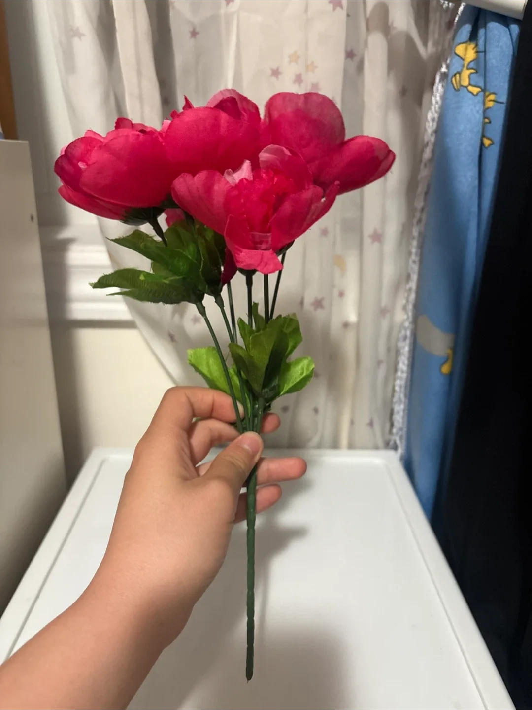 Artificial Pink Peony Flower Bouquet image indicator(4)