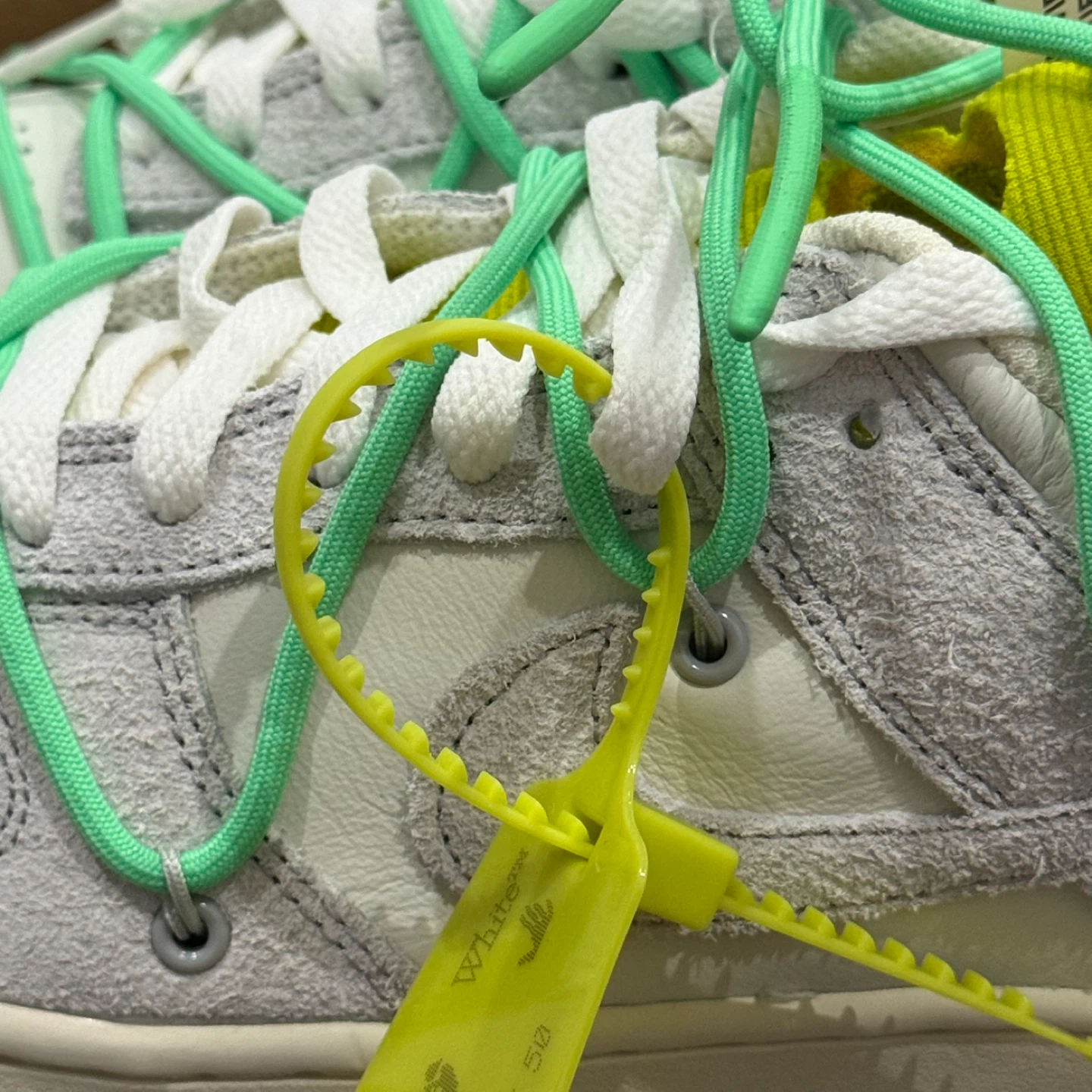 Nike x Off-White Dunk Low Lot 14 Sneakers - photo 5