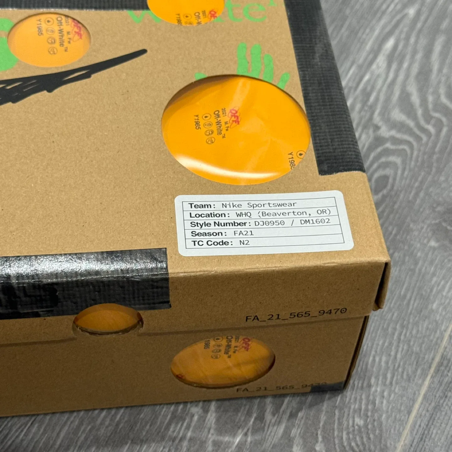 Nike x Off-White Dunk Low Lot 14 Sneakers image indicator(7)