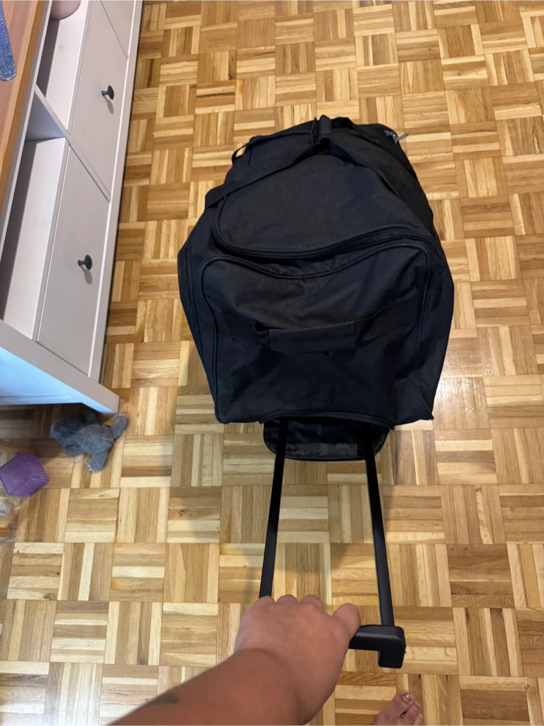 Sestini Black Rolling Duffel Bag - photo 2