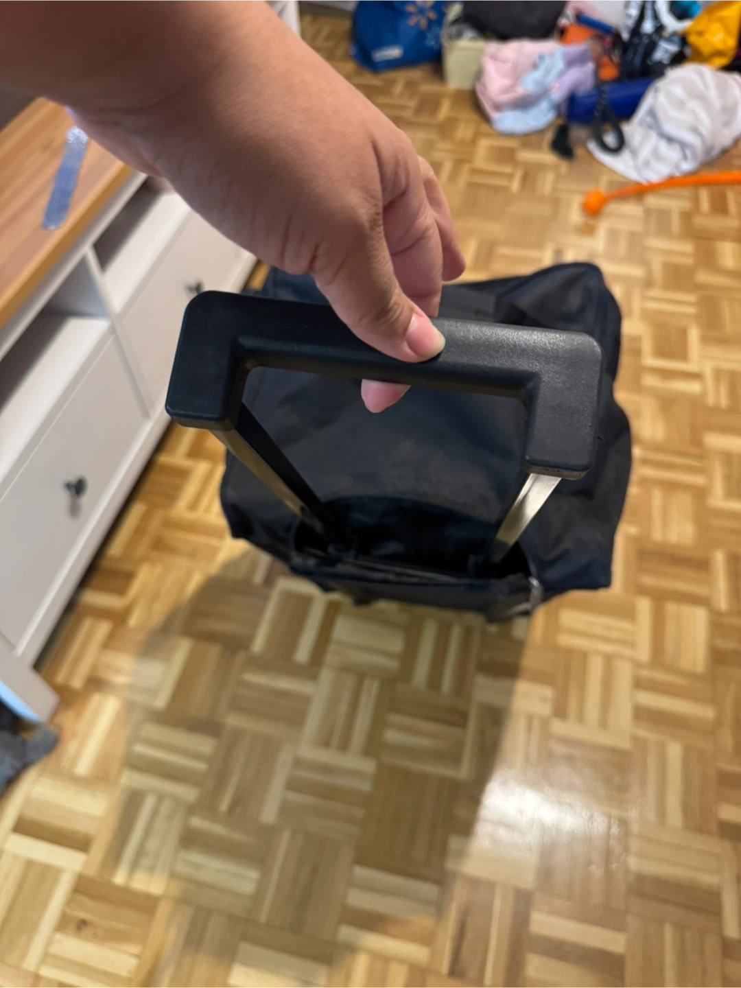 Sestini Black Rolling Duffel Bag - photo 4