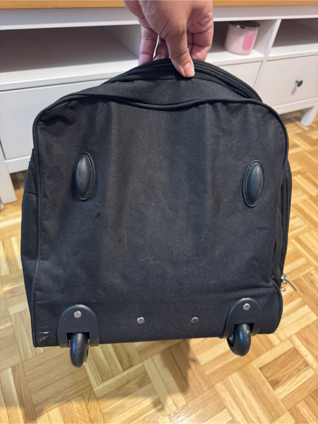 Sestini Black Rolling Duffel Bag - photo 3