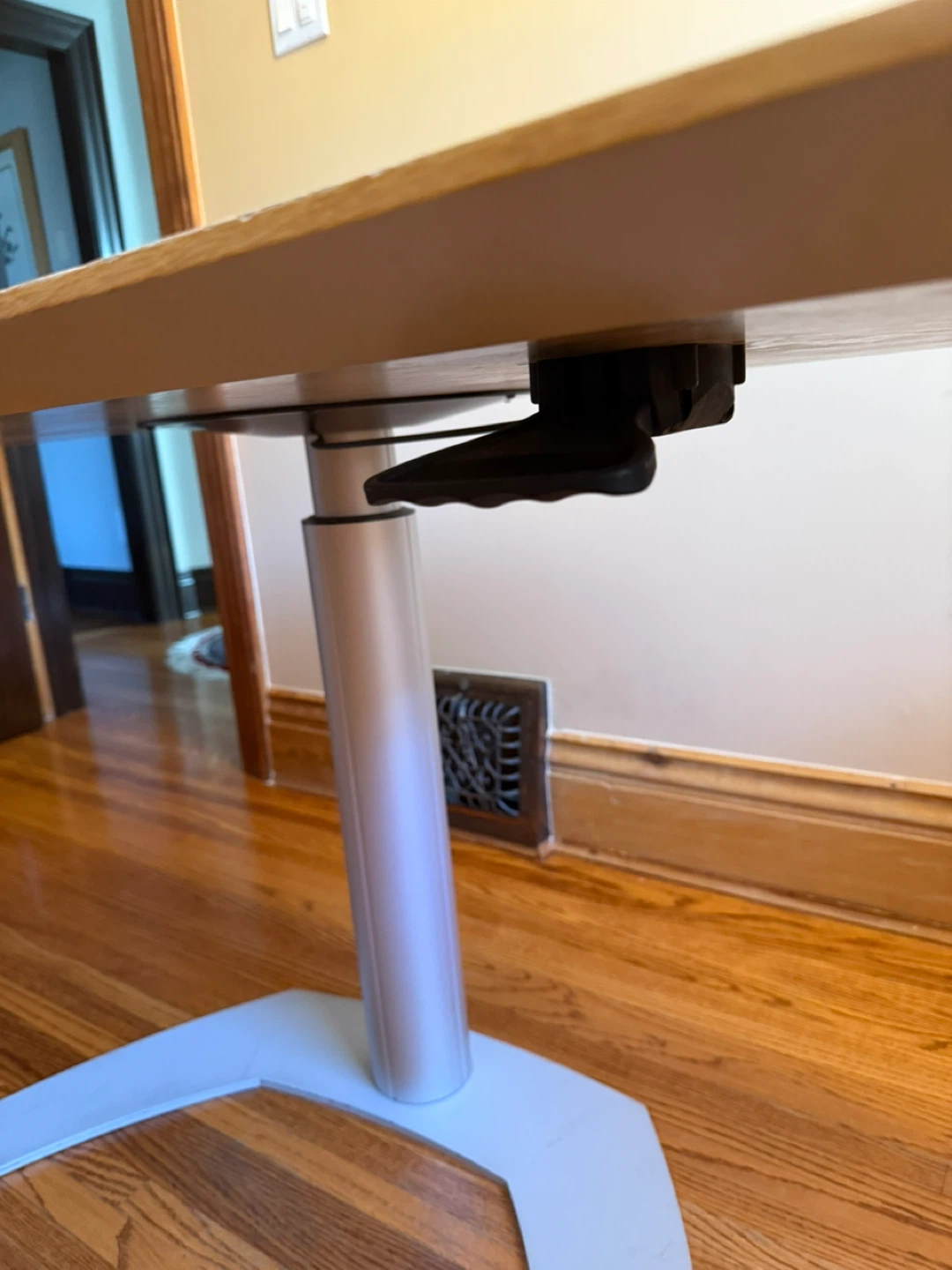 Adjustable Height Desk - Light Wood - photo 3
