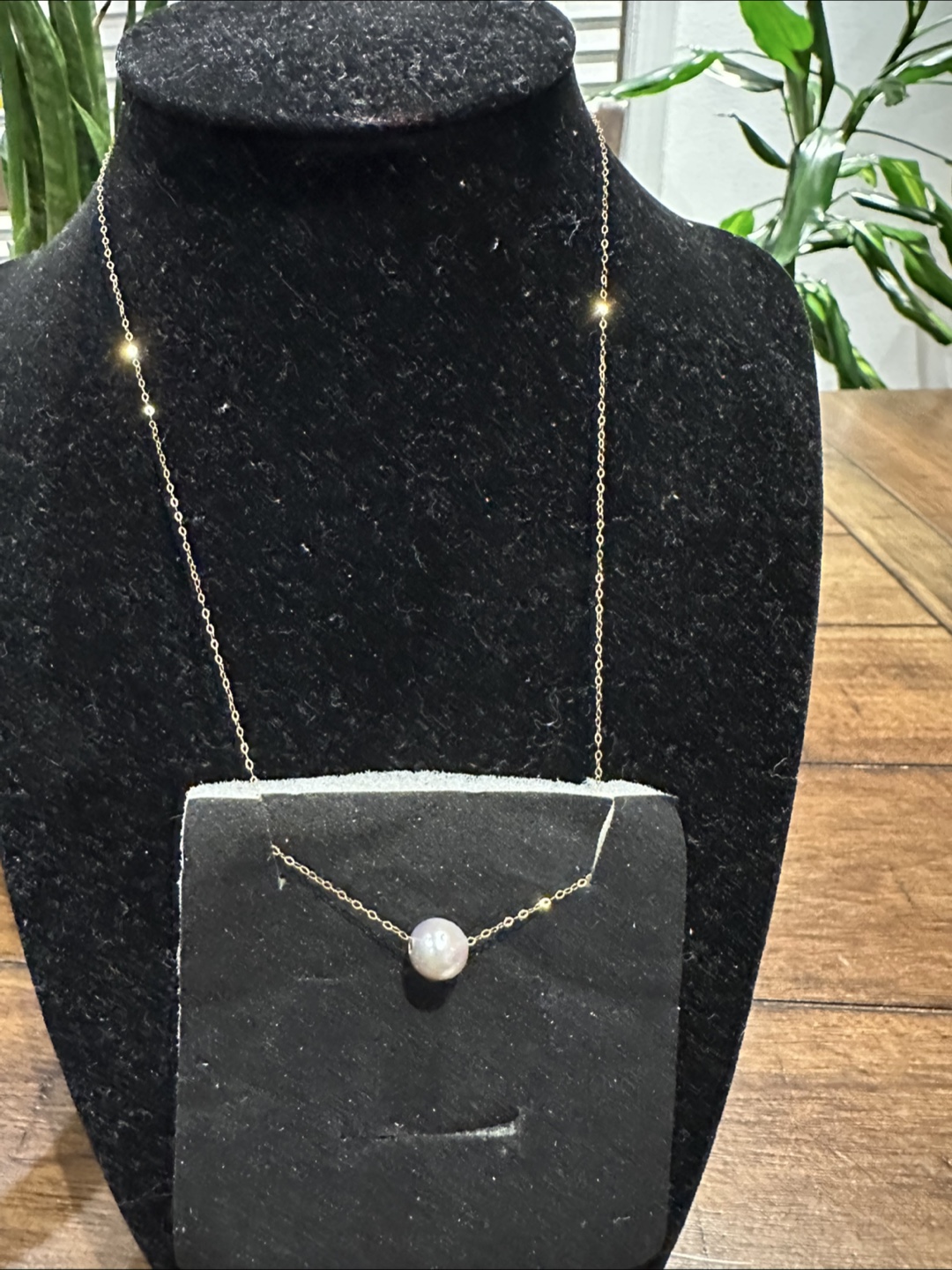 New South Sea Pearl Necklace Silvery Blue - photo 2