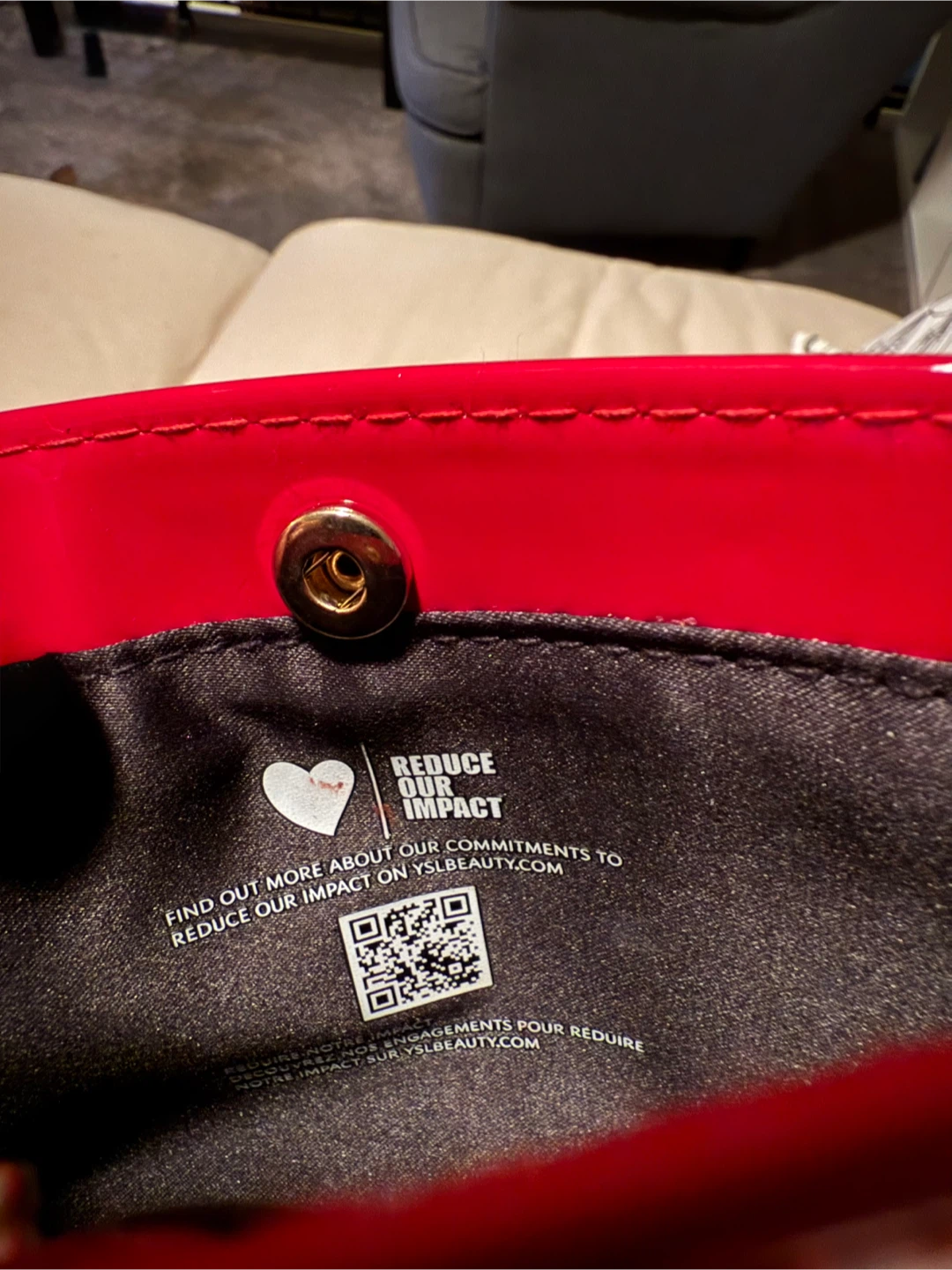YSL Beauty Red Clutch Bag - photo 2
