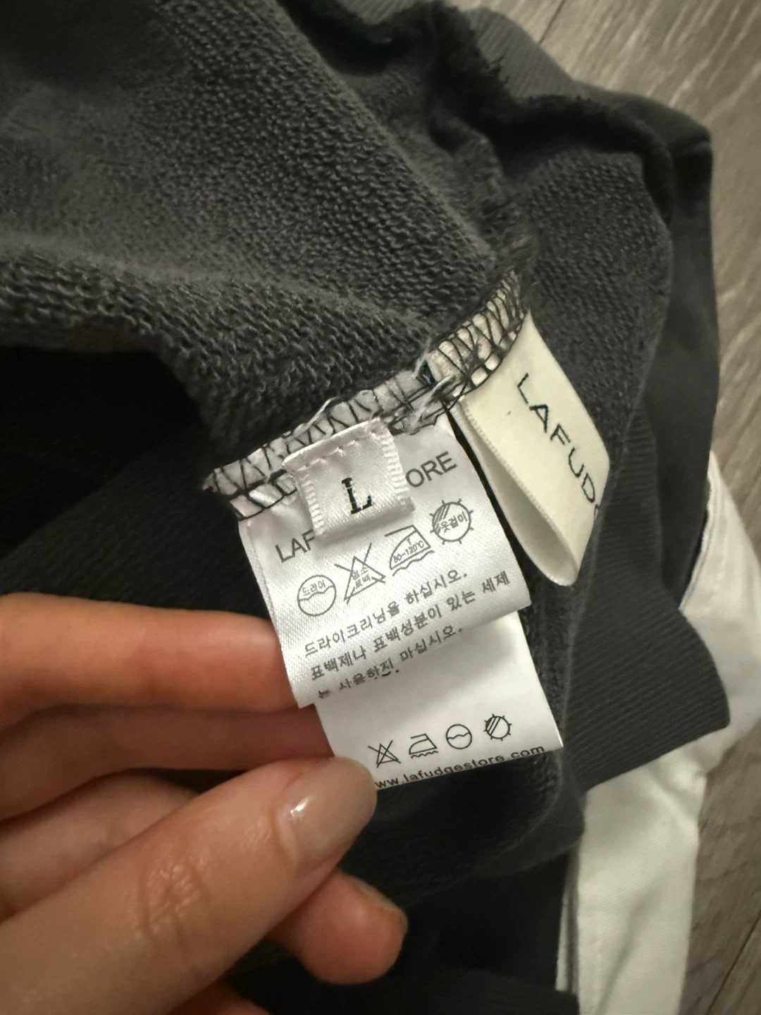 Charcoal gray Sweatshirt - Size L - photo 3