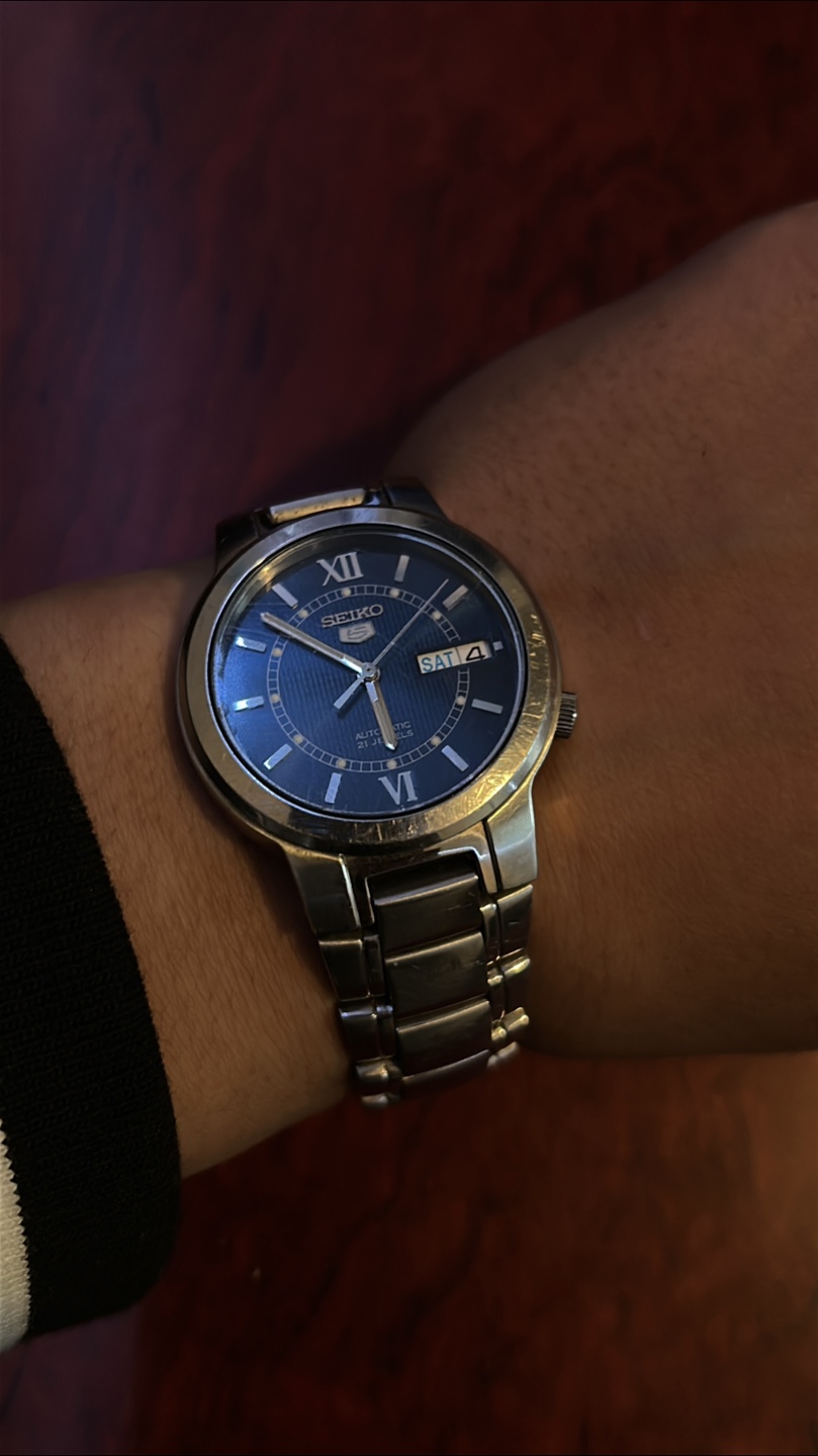 Seiko Automatic Watch - Blue Face - photo 2
