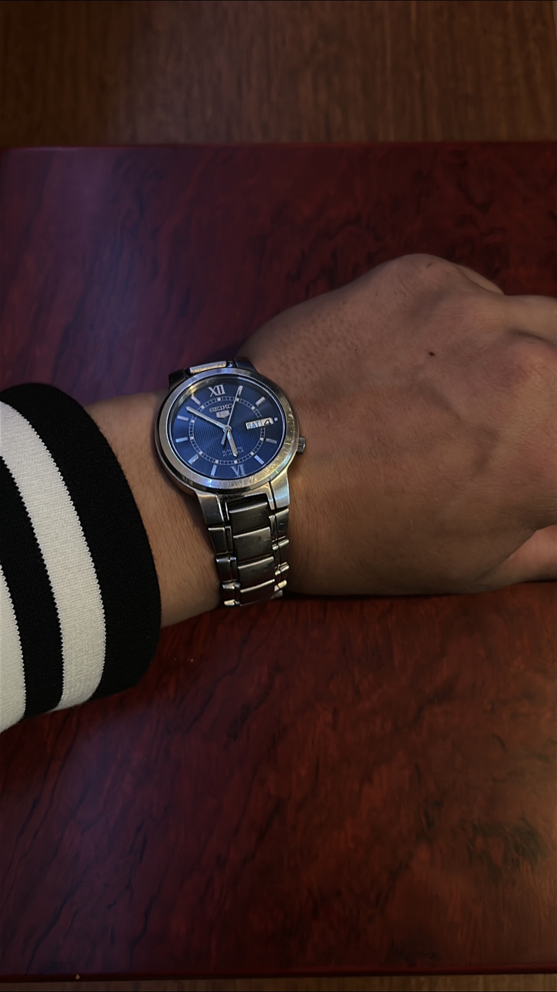 Seiko Automatic Watch - Blue Face