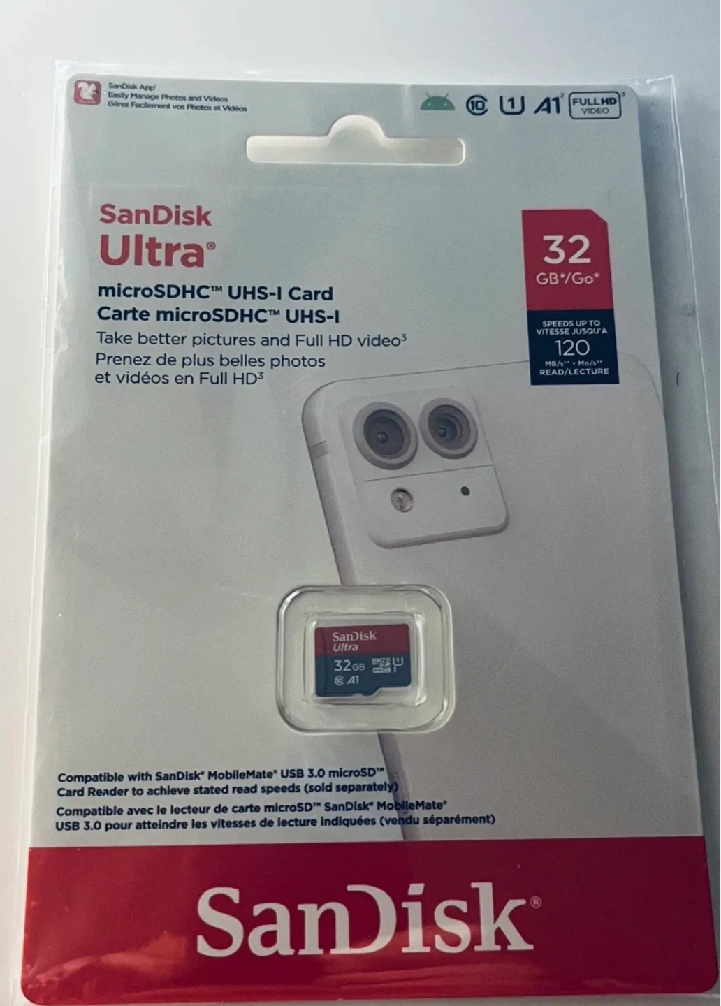 New SanDisk Ultra 32GB microSDHC UHS-I Card 🧡 thumbnail