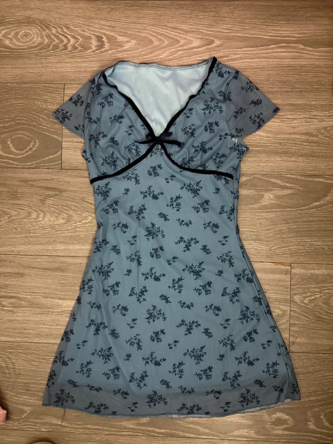 Floral Dress - Blue - photo 2