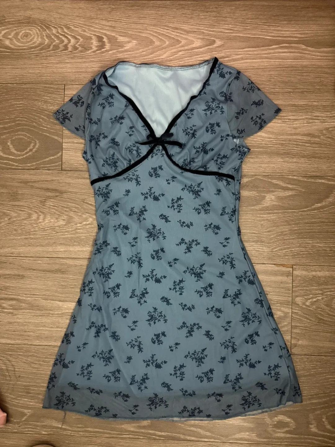 Floral Dress - Blue thumbnail