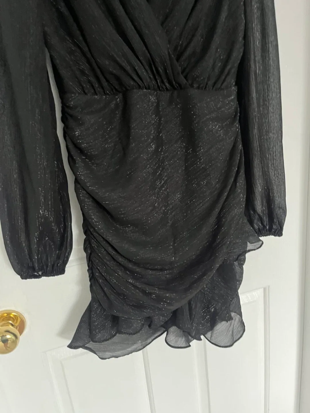 Blue Blush Black Dress - Size M image indicator(4)