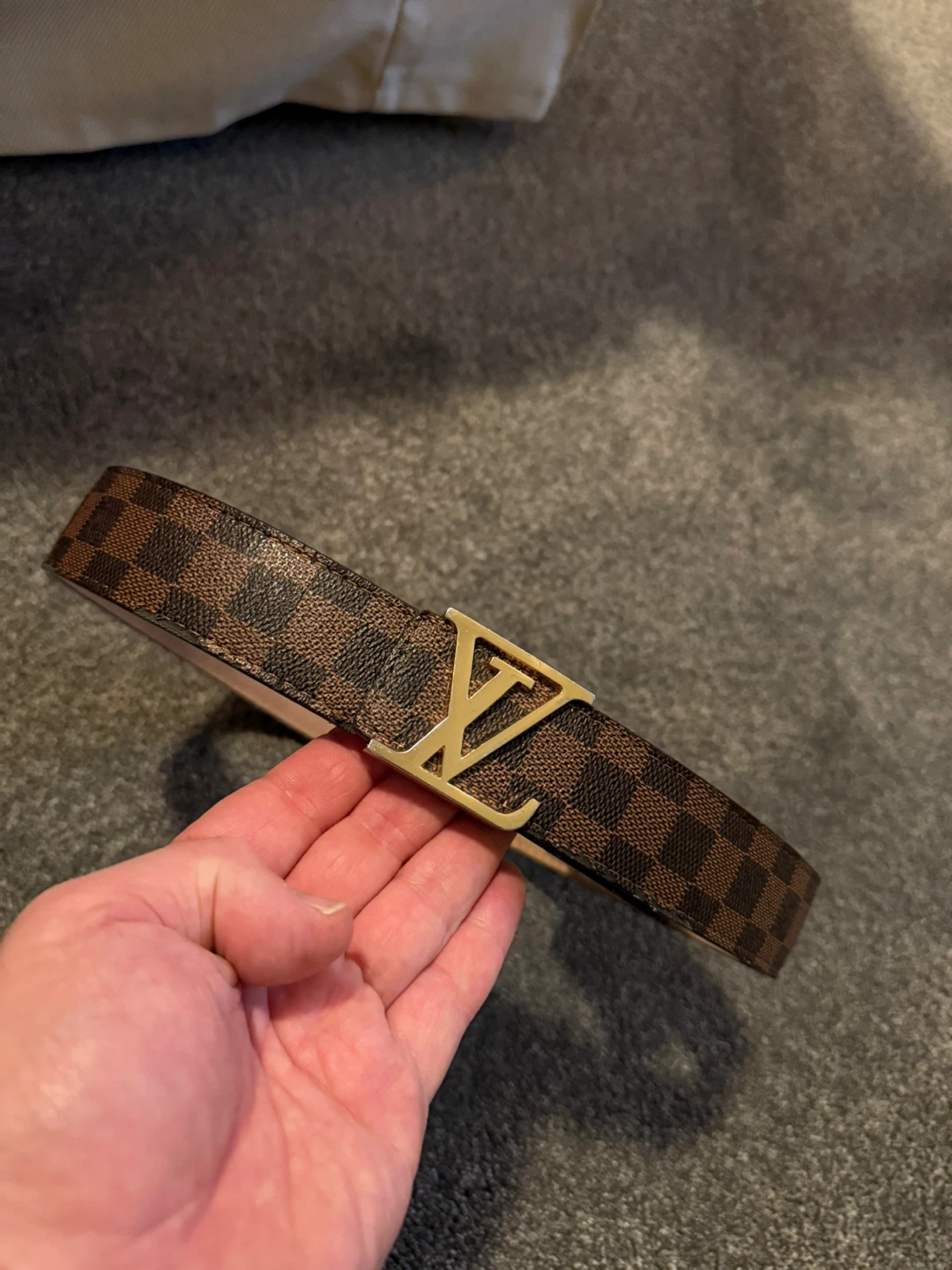 Louis Vuitton Damier Ebene Belt