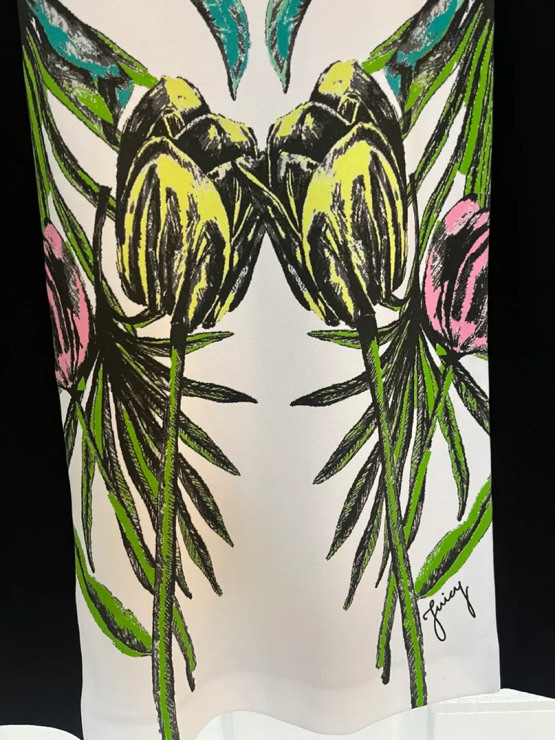 Juicy Couture Black/White Floral Dress image indicator(2)