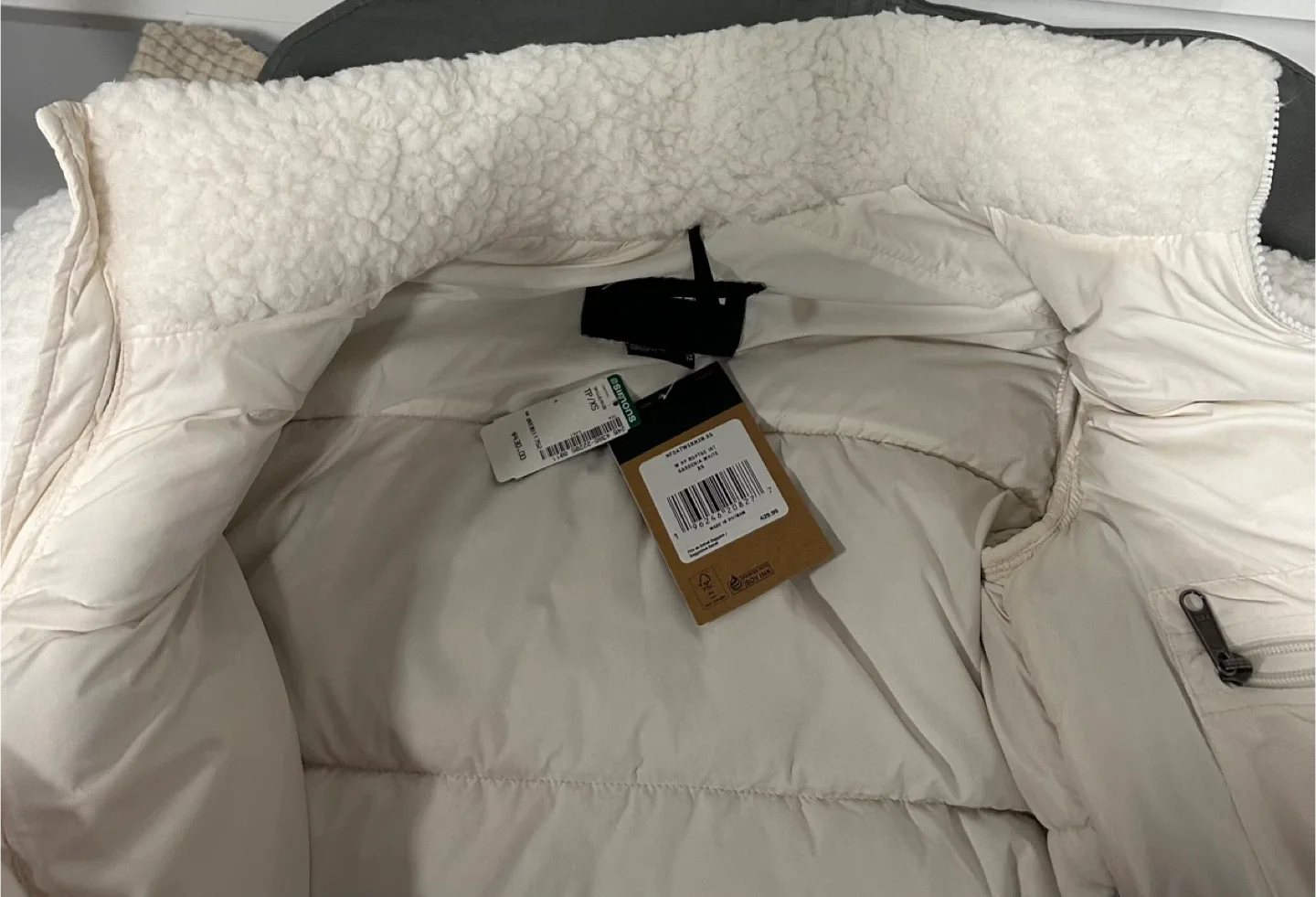 The North Face Nuptse Sherpa quilted Jacket XS image indicator(5)