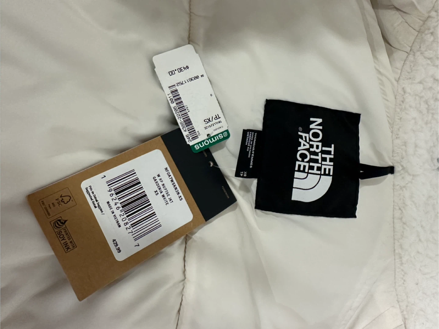 The North Face Nuptse Sherpa quilted Jacket XS - photo 3