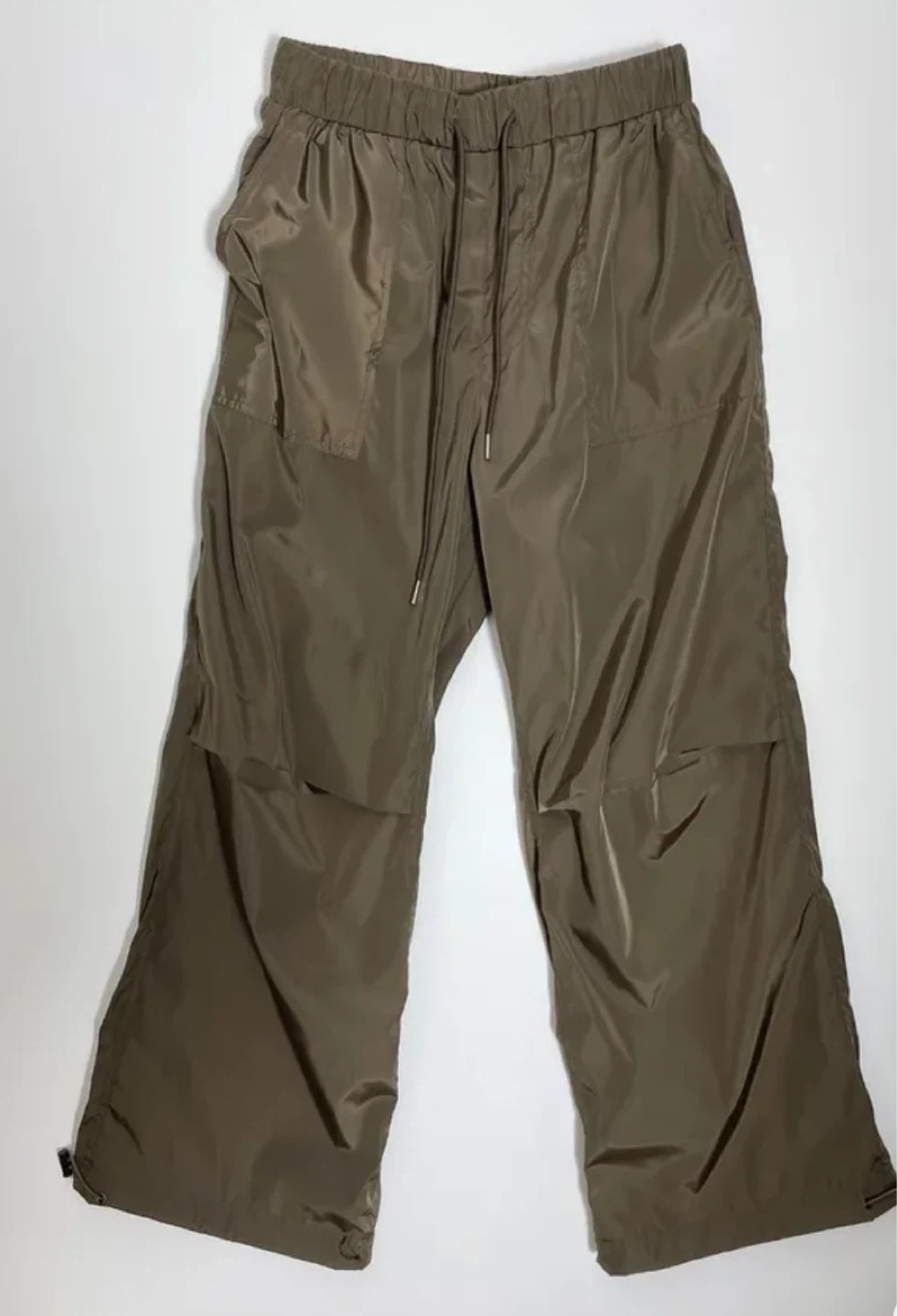 Brown glossy Cargo Pants - photo 3